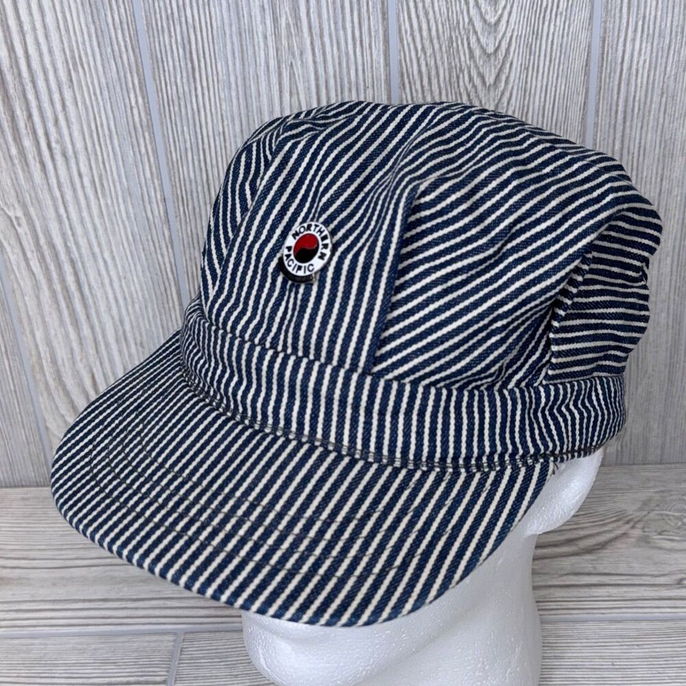 Northern Pacific Railroad Yellowstone Parkline Fitted Engineer Conductor Hat